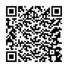 QR kód a telefonszámhoz +12167044078