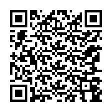 Codice QR per il numero di telefono +12167044083