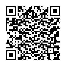 Kode QR untuk nomor Telepon +12167374251