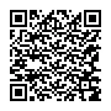 QR Code สำหรับหมายเลขโทรศัพท์ +12167386722