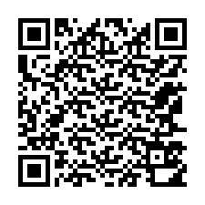 Código QR para número de teléfono +12167510477