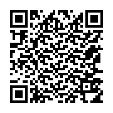 Codice QR per il numero di telefono +12167514397