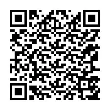 QR-код для номера телефона +12167557142