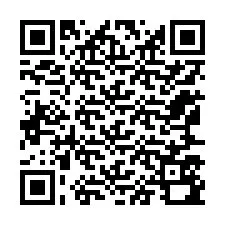 Codice QR per il numero di telefono +12167590187