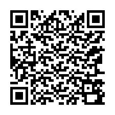 Código QR para número de teléfono +12167590418