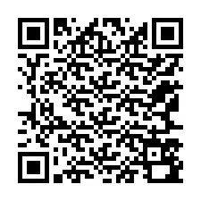 Código QR para número de teléfono +12167590423