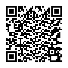 Código QR para número de teléfono +12167590431