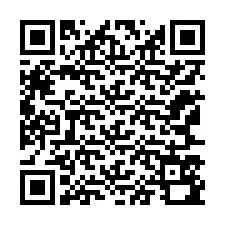 QR-koodi puhelinnumerolle +12167590435