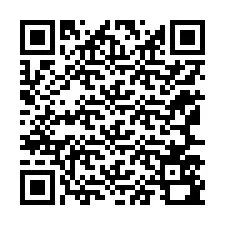 Codice QR per il numero di telefono +12167590722