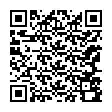 Código QR para número de teléfono +12167590725