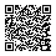 Código QR para número de teléfono +12167590828