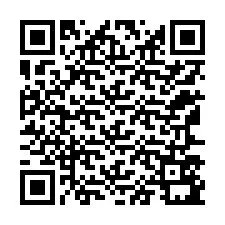 QR-код для номера телефона +12167591254