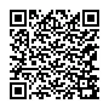 Código QR para número de teléfono +12167591272