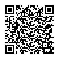 Código QR para número de teléfono +12167591274