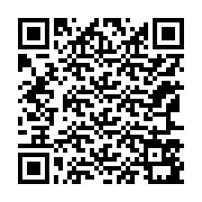 Código QR para número de teléfono +12167591405