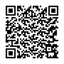 Codice QR per il numero di telefono +12167591432