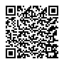 Código QR para número de teléfono +12167591454