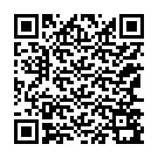 Código QR para número de teléfono +12167591664