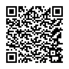 Código QR para número de teléfono +12167591671