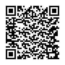 QR-код для номера телефона +12167591676