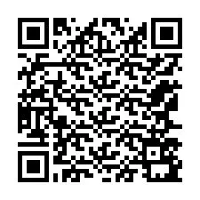 Código QR para número de teléfono +12167591677