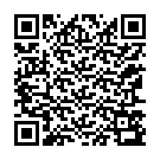 Código QR para número de telefone +12167593458