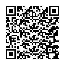 Codice QR per il numero di telefono +12167594106