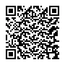 Codice QR per il numero di telefono +12167594115