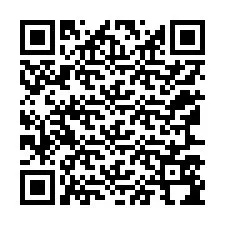 Código QR para número de telefone +12167594118