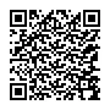 Código QR para número de telefone +12167594384