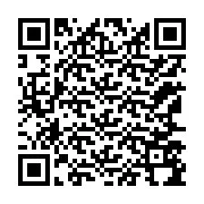 Codice QR per il numero di telefono +12167594391