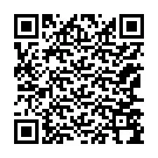 Código QR para número de telefone +12167594395