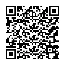 Código QR para número de telefone +12167594401