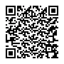 Código QR para número de telefone +12167594402