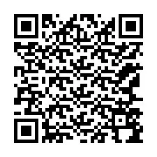 Código QR para número de telefone +12167594631