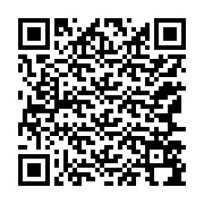 QR код за телефонен номер +12167594634