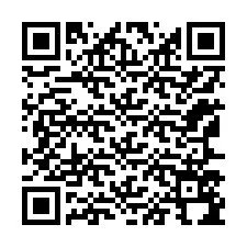 Codice QR per il numero di telefono +12167594645