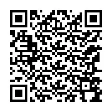 QR-код для номера телефона +12167594654