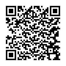 QR-код для номера телефона +12167594722