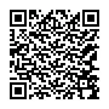 Codice QR per il numero di telefono +12167594731