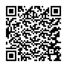 Código QR para número de telefone +12167594738