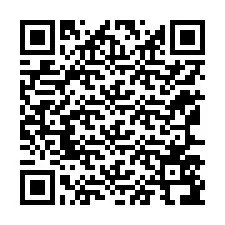 Código QR para número de teléfono +12167596742