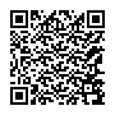 Código QR para número de teléfono +12167596751