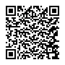 Codice QR per il numero di telefono +12167596762