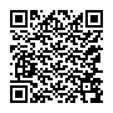 Codice QR per il numero di telefono +12167596798