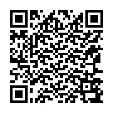 Código QR para número de telefone +12167597202