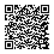 QR код за телефонен номер +12167597236