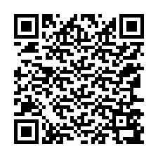 Código QR para número de teléfono +12167597248