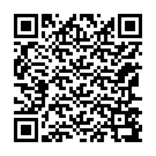 Código QR para número de teléfono +12167597255