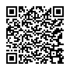 Codice QR per il numero di telefono +12167598024